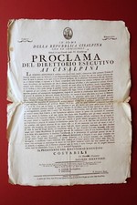 Grida Cisalpina Proclama del