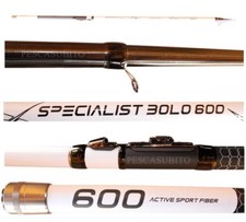 Canna Specialist 5Mt da Pesca Bolognese in Carbonio Mare Lago Fiume Scogliera EH