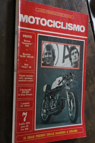 Motociclismo luglio 1972 - motociclismo,