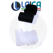 CAPPUCCI COPRI FASTON A BANDIERA FASTON A 90° COLORI DISP. BIANCO - NERO  10PZ