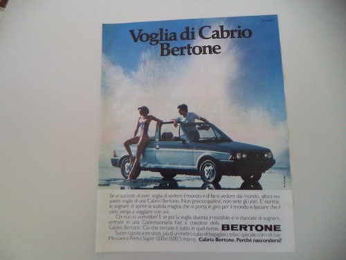 Advertising pubblicità 1985 - advertising,