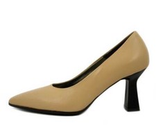 Women's Nude Beige Leather