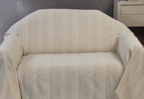 Grandi getti cotone crema navy - getti,
