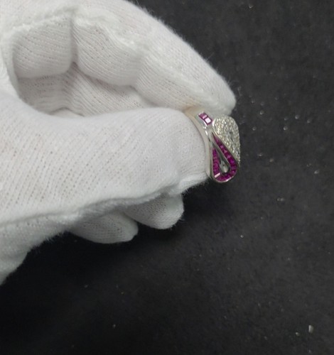 Anello oro bianco - 18, kt