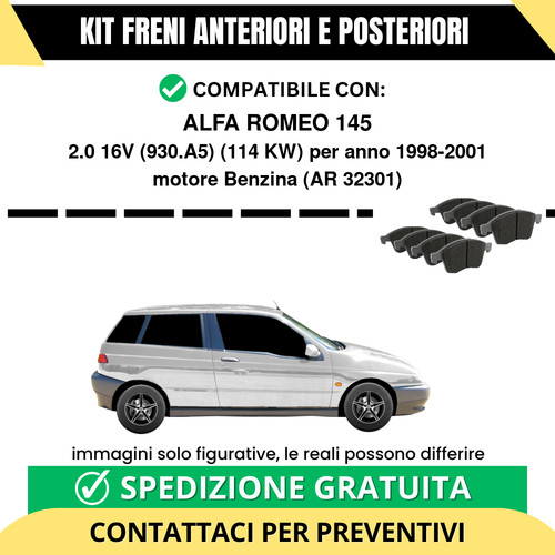 Pastiglie freno ant - pastiglie, +