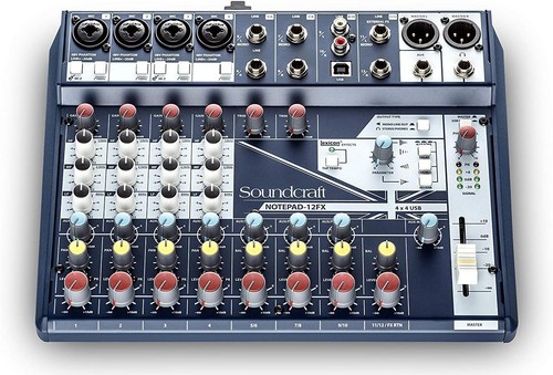 Soundcraft notepad 12fx mixer - soundcraft,