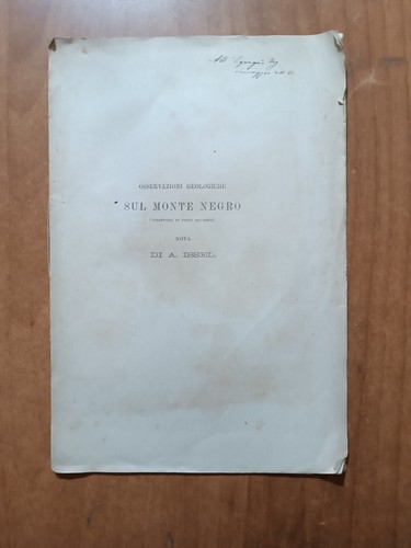 Osservazioni geologiche sul - geologiche,