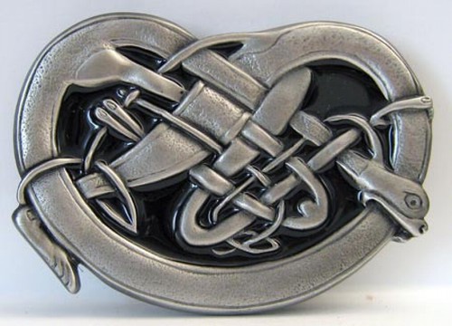 Fibbia con nodo celtico - con,