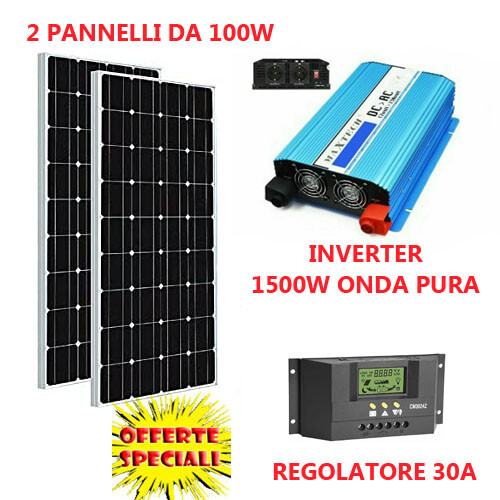 Kit fotovoltaico inverter - kw,