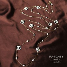 Collana Lunga Perle Da
