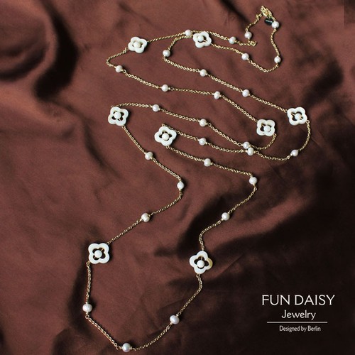 Collana lunga perle - lunga,