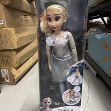 DISNEY FROZEN 2 ICE POWER LUCI E SUONI 32" MY SIZE PLAYDATE BAMBOLA ELSA