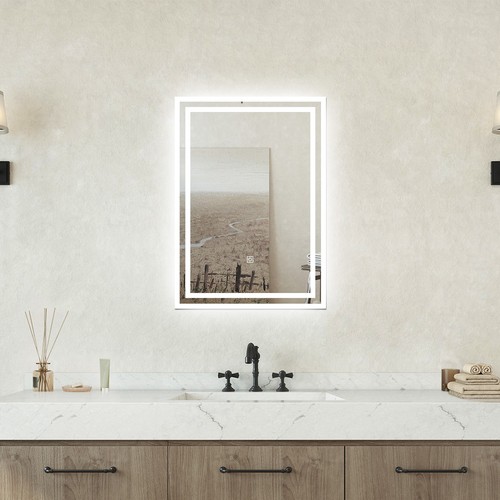 Specchio bagno rettangolare - specchio,