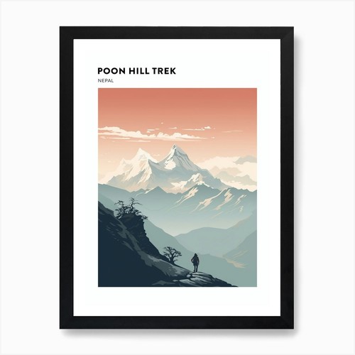 Poster poon hill trek - poster, nepal