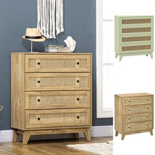 Cassettiera rattan 4 - rattan,