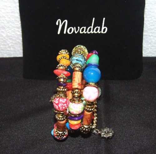 Bracciale boho colorato - bracciale,