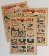 TOPOLINO giornale 562/564 cpl Ed. Mondadori 1943 !!!!!!!