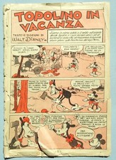 NEL REGNO di TOPOLINO  n. 63 - 1938 - originale da restauro leggi inserzione