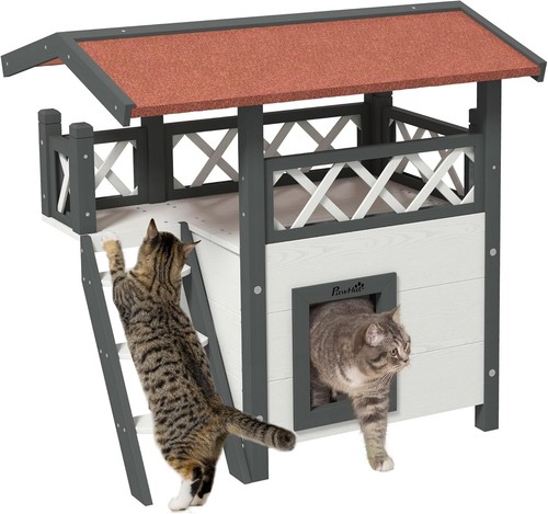 Casetta gatti esterno legno - casetta,
