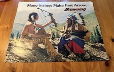 Browning Vintage raro poster