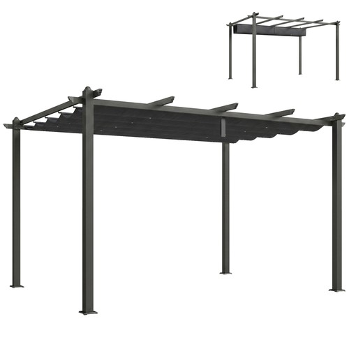 Outsunny pergola gazebo 4x3 - pergola, m