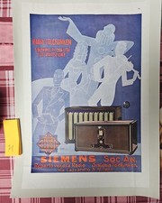Pubblicità Radio Telefunken Siemens Milano 1930
