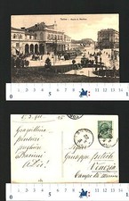 TORINO (TO) - ANTICHISSIMA E ANIMATA VEDUTA DI PIAZZA S.MARTINO - RARA - 27275