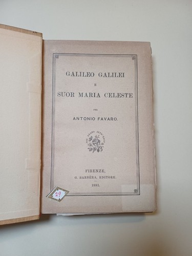 Galileo galilei suor - suor, maria