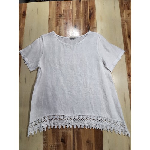 Top lino made italy - in,