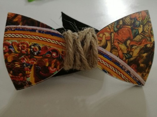 Papillon legno stampato - papillon,