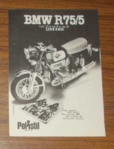 Rara pubblicità polistil bmw - polistil,