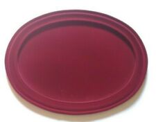 cornice plastica vellutata ovale arredo arredamento vetrine negozi casa bordeaux