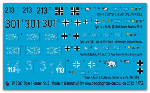 Peddinghaus 2587 5 - 5, tiger