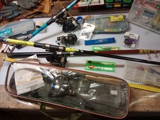 Lotto di 4 canne da pesca