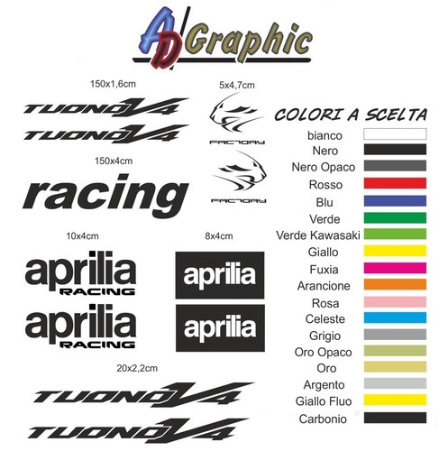 Kit adesivi stickers decoro - kit,