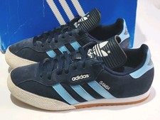 ADIDAS *SAMBA SUPER* (G97824) BLU NAVY *ARGENTINA* SCARPE DA GINNASTICA UK 7,5 EU 41 1/3