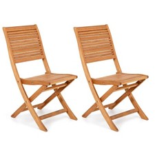 2 SEDIA PIEGHEVOLE IN LEGNO
