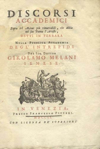 Melani girolamo discorsi - girolamo.,