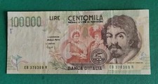 100000 LIRE CARAVAGGIO 2°