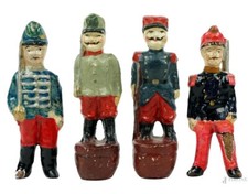 Lot of Four Soldiers Carved