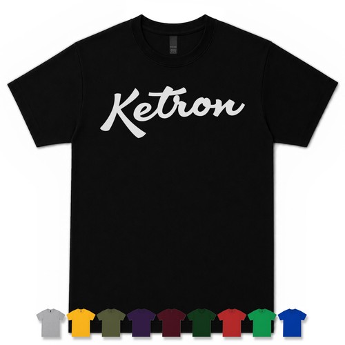 Maglietta ketron retro script - maglietta,