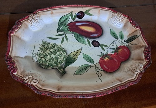 Piatto portata ceramica - di,