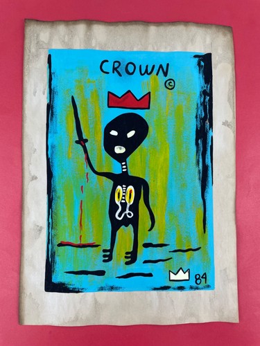 Jean michel basquiat - jean-michel, disegno