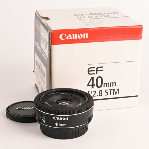 Canon 40mm stm shp - canon, f2.8