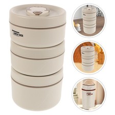  3 Pcs Porta Pranzo Acciaio