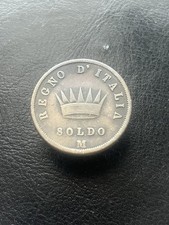 Soldo Da 5 Centesimi 1812 M- Napoleone Imperatore Re D’Italia