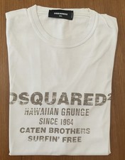 dsquared2 t-shirt uomo bianca