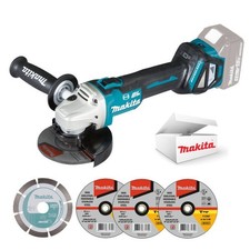 MAKITA DGA513Z SMERIGLIATRICE ANGOLARE 125mm 18V BRUSHLESS SOLO CORPO 