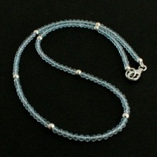Collana Di Topazio Blu Collana