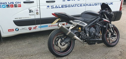 Silenziatore scarico triumph - silenziatore,